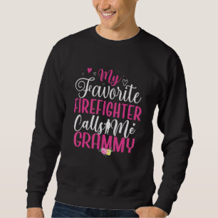 Sudadera Mi bombero favorito me llama Abuela Bonita 1