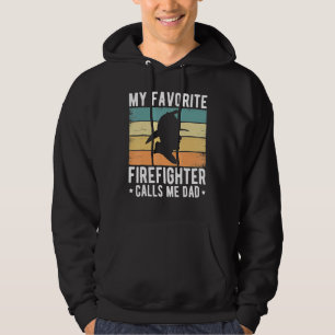 Sudadera Mi bombero favorito me llama Día del Padre