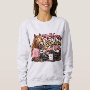 Sudadera Mi Caballo Tiene Gusto Caro
