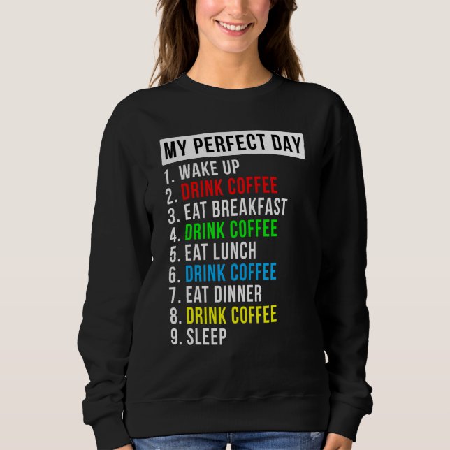 Sudadera Mi café perfecto (Anverso)