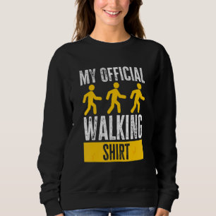 Sudadera Mi caminata oficial de perros recorriendo senderis