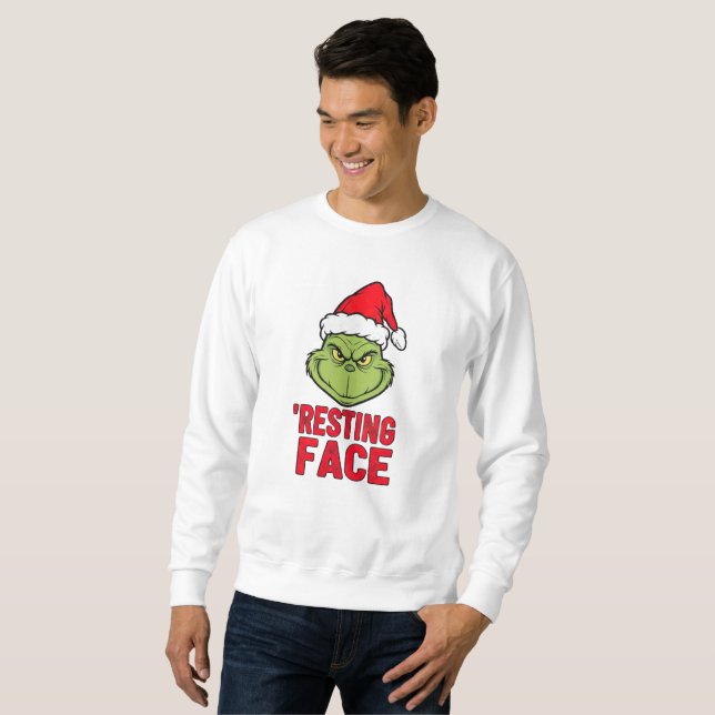 Sudadera Mi cara está de vacaciones.  (Anverso completo)