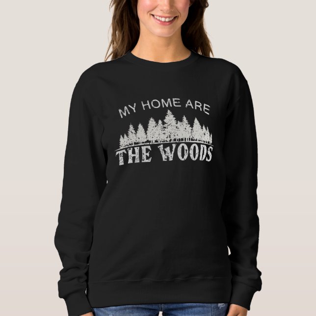 Sudadera Mi Casa Es El Logg De Woodcutter De Woods 4 Lumber (Anverso)
