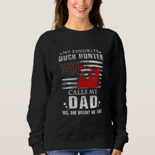 Sudadera Mi Cazador de Patos Favorito Me Llama Papá Cazando