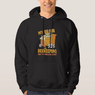 Sudadera Mi Cerebro Es 95 Por Ciento De Abejas
