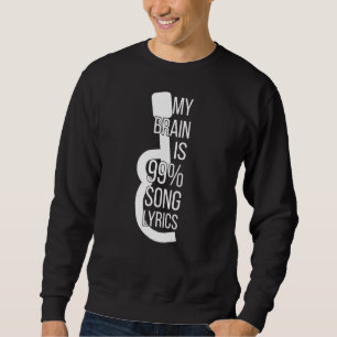 Sudadera Mi Cerebro Es Letras De 99 Canciones