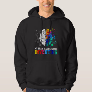 Sudadera Mi cerebro inventó la conciencia del autismo en la