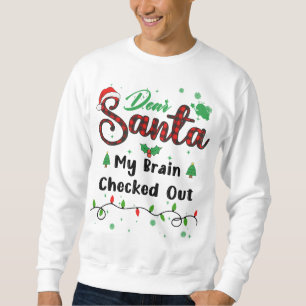 Sudadera Mi cerebro se desconectó emparejando Navidad Queri
