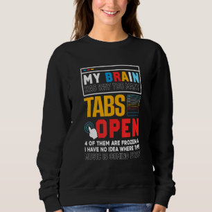 Sudadera Mi Cerebro Tiene Demasiadas Tabulaciones De Softwa