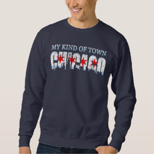 Sudadera Mi clase de horizonte de la bandera de Chicago de