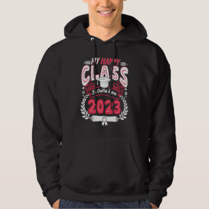 Sudadera Mi Clase Feliz se Va de Aquí 2023 Graduación de M
