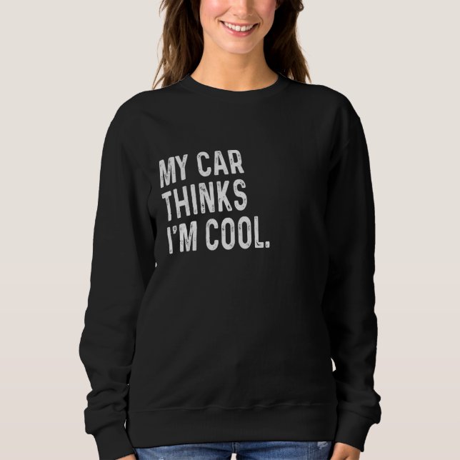 Sudadera Mi coche piensa que soy un mecánico de garaje dive (Anverso)