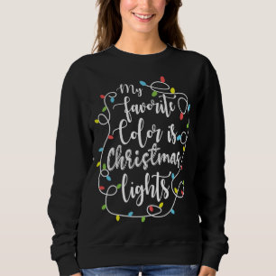 Sudadera Mi color favorito son los Navidades Navidades lige