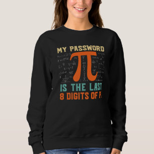 Sudadera Mi Contraseña Es Los Últimos 8 Dígitos De Pi Day M