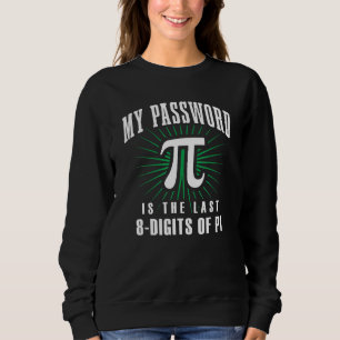 Sudadera Mi Contraseña Es Los Últimos 8 Dígitos De Pi Funny