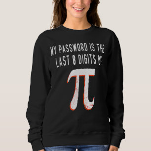 Sudadera Mi Contraseña Es Los Últimos 8 Dígitos De Pi Math 