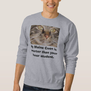 Sudadera Mi Coon de Maine es más elegante que su estudiant
