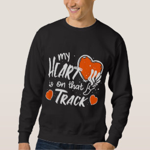 Sudadera Mi Corazón Está En Ese Camino - Pista Y Campo Mamá