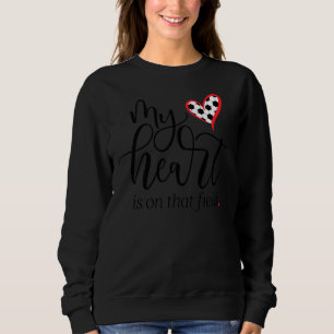 Sudadera Mi Corazón Está En Ese Campo (Fútbol)