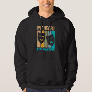Sudadera Mi Corazón Está En Ese Escenario Diseño De Teatro