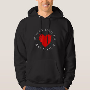 Sudadera Mi Corazón Gana Por El Tee De Skydiving Extreme Sp