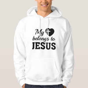Sudadera Mi Corazón Pertenece A Jesús