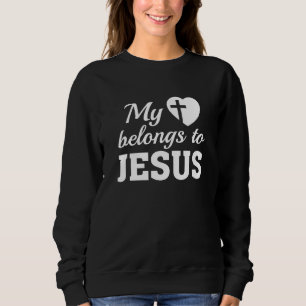 Sudadera Mi Corazón Pertenece A Jesús