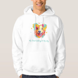 Sudadera Mi corazón pertenece a mi perro