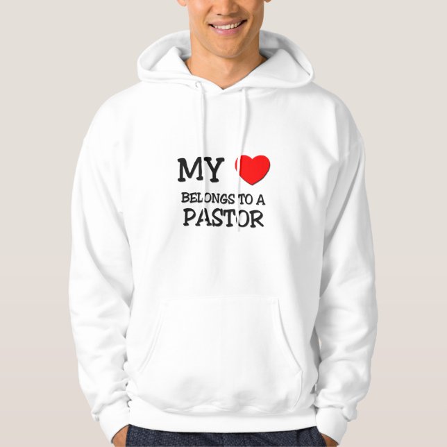Sudadera Mi corazón pertenece a un PASTOR (Anverso)
