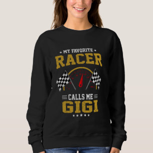Sudadera Mi corredor favorito me llama Gigi familia de coch