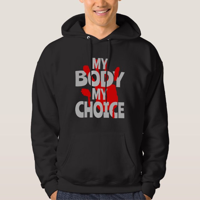 Sudadera Mi cuerpo mi elección (Anverso)