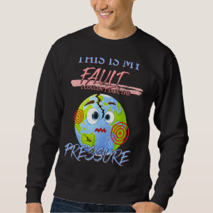 Sudadera Mi culpa es que no podía tomar geología Humor Gráf