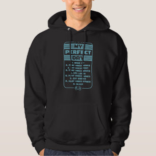 Sudadera Mi Día Perfecto Despertar Reproducir Videojuegos R