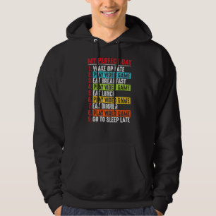 Sudadera Mi día perfecto divertido juego de video juegos de