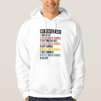 Sudadera Mi Día Perfecto Para Juegos De Video Gamer