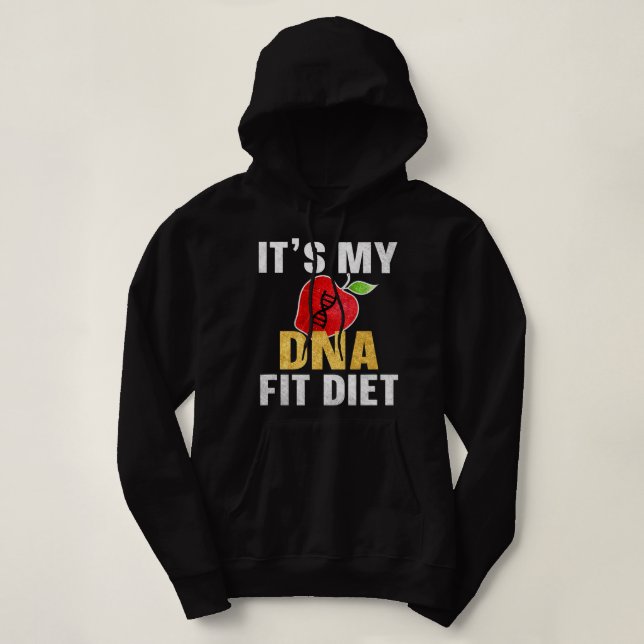 Sudadera Mi dieta del ADN Fit (Diseño del anverso)