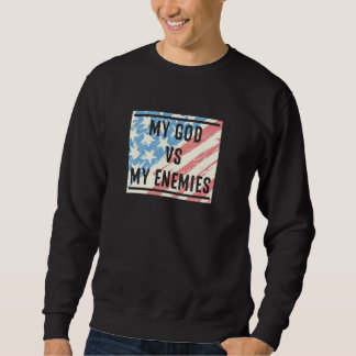 Sudadera Mi Dios Vs Mis Enemigos Grupo Cristiano Coincidien
