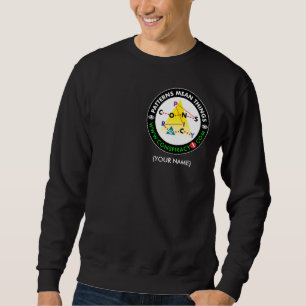 Sudadera Mi diseño de conspiración favorita (versión oscura