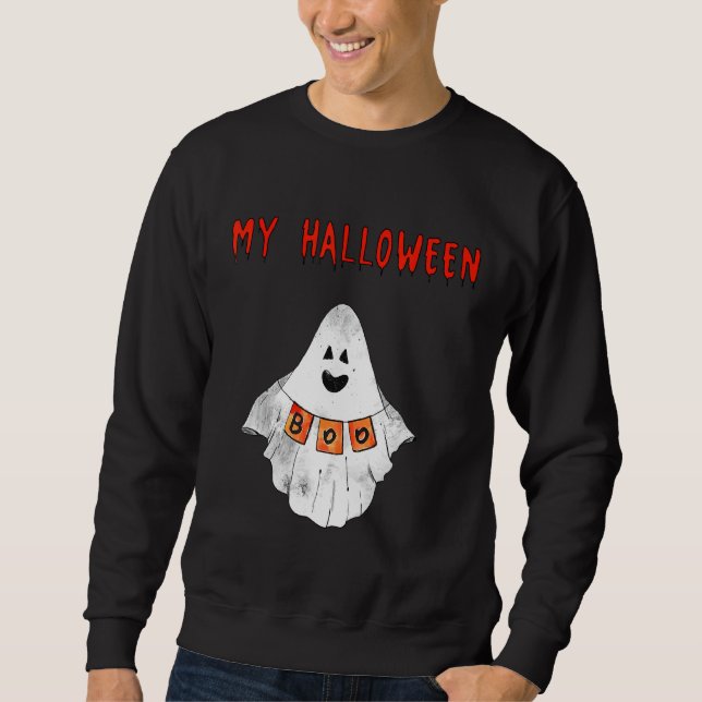 Sudadera Mi disfraz de boo de Halloween (Anverso)