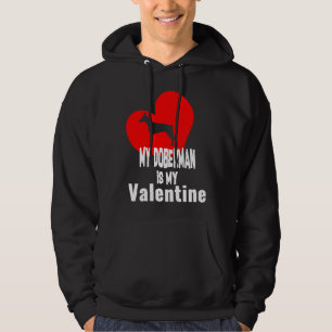 Sudadera Mi Doberman es mi adorable Dobie Valentines