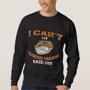 Sudadera Mi Dragón De Cabeza Dijo No