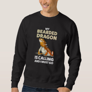 Sudadera Mi Dragón De Cabeza Está Llamando Y Debo Ir A Liza