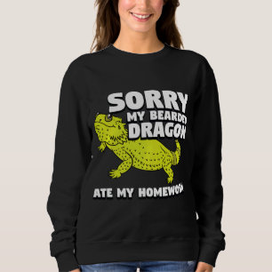 Sudadera Mi Dragón De Cabeza Se Comía Mi Reptil De Pogona