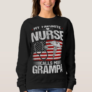 Sudadera Mi enfermera favorita me llama Grampa Enfermería P