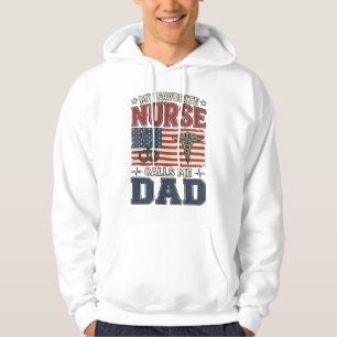 Sudadera Mi enfermera favorita me llama papá diseño de cami