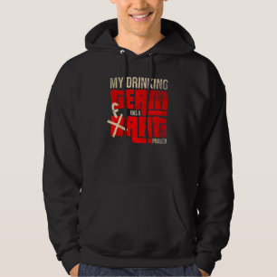 Sudadera Mi Equipo De Bebidas Tiene Un Problema Dart Player