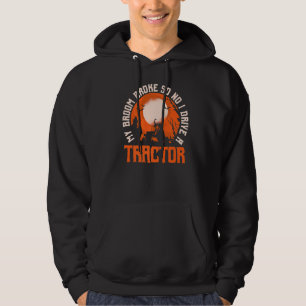 Sudadera Mi Escoba Se Rompió Así Que Ahora Conduzco Un Trac