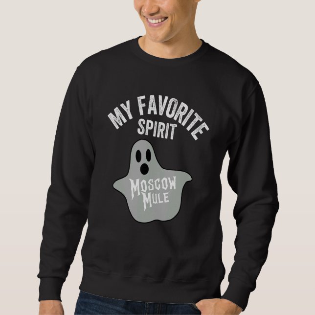 Sudadera Mi espíritu favorito Mule Halloween Ghost Vodka (Anverso)