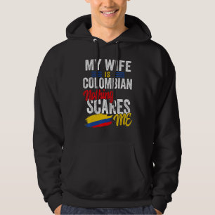 Sudadera Mi esposa es colombiana patrimonio de Colombia tie