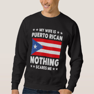 Sudadera Mi esposa es patrimonio puertorriqueño de Puerto R